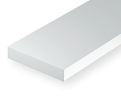 0.25 x 4mm White strip (10 pce)