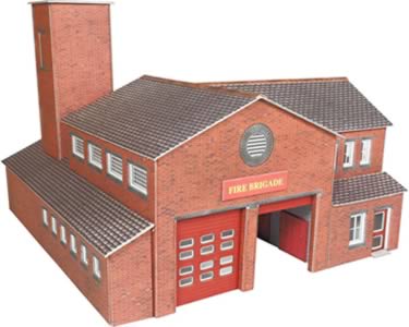 OO Fire Station Kit 