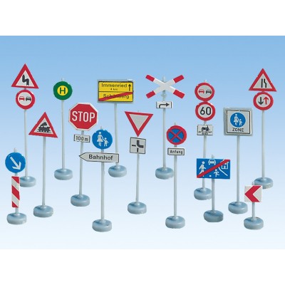 Assorted Traffic Signs HO