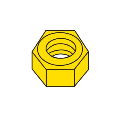 00-90 Hex Nuts (5)